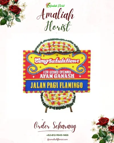 Bunga Papan Congratulation di 2 Ulu